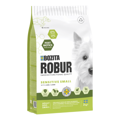 Bozita ROBUR BEZ ZBÓŻ Small Breed Sensitive jagnięcina 3kg