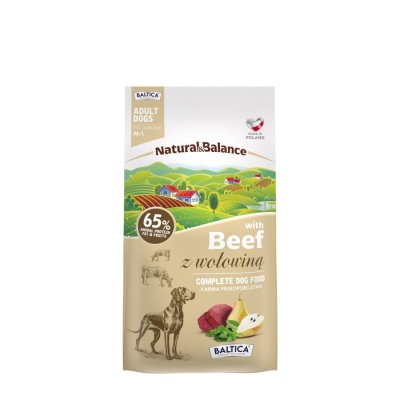 BALTICA NATURAL&BALANCE Wołowina M/L 3kg