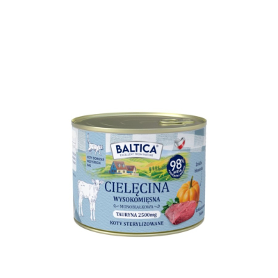 Baltica Karma mokra Kot dorosły Cielęcina 185g