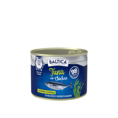 Baltica EXCELLENT Mokra karma dla kota Tuńczyk z Kurczakiem 185g