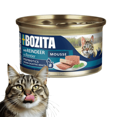 Bozita Mousse Reindeer mus dla kota RENIFER  85g