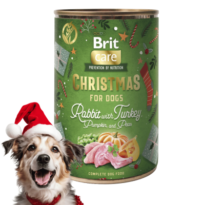 BRIT CARE DOG CHRISTMAS ŚWIĄTECZNA UCZTA DLA PSA MIX POTRAW 4x400g