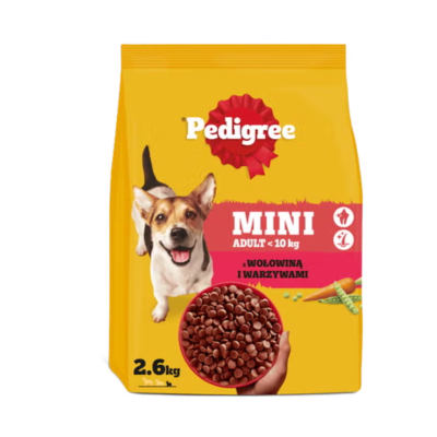 PEDIGREE Adult sucha karma dla psa małe rasy z wołowiną i warzywami 2,6 kg