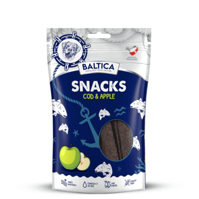 Baltica przysmak dla psa polędwica dorsza z jabłkiem 80 g