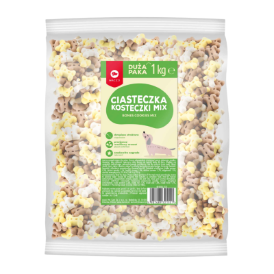 MACED Ciasteczka kosteczki waniliowe dla psa 1 KG
