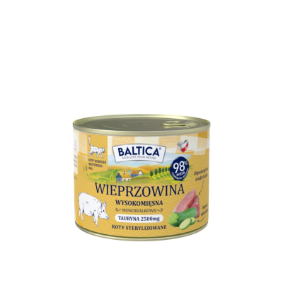 Baltica Karma mokra Kot dorosły Wieprzowina 185g