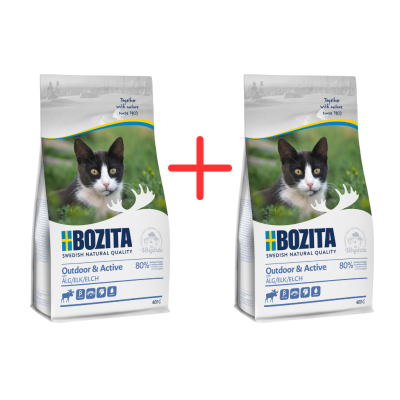 Bozita Outdoor & Active Elk 400g+400g