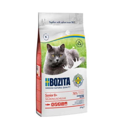 Bozita Senior 8+ Grain Free Salmon karma sucha dla kota 10 kg