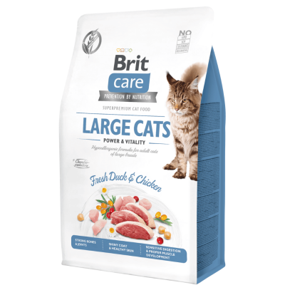 BRIT CARE CAT GRAIN-FREE LARGE CATS POWER & VITALITY 0,4kg