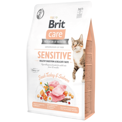 BRIT CARE CAT GRAIN-FREE SENSITIVE HEALTHY DIGESTION & DELICATE TASTE 2kg
