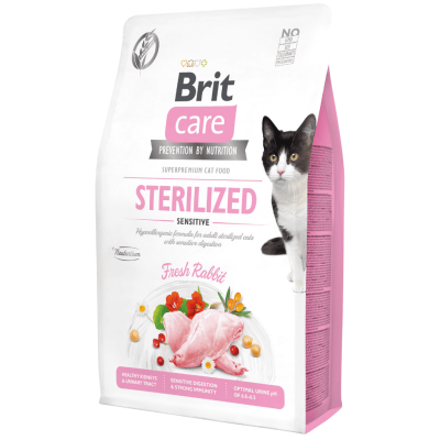 BRIT CARE CAT GRAIN-FREE STERILIZED SENSITIVE 2kg