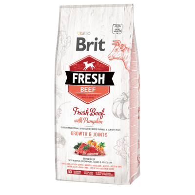BRIT FRESH PUPPY LARGE BEEF&PUMPKIN 12 kg