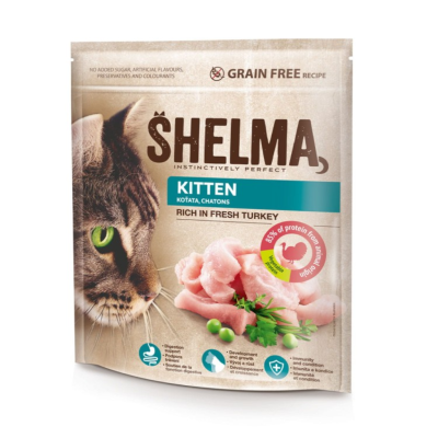 Shelma sucha karma dla kota domowego z indykiem 750 g