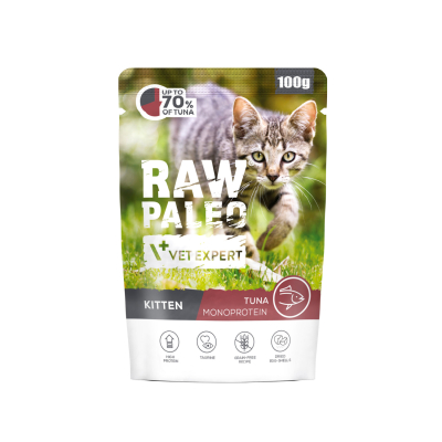 Raw Paleo Tuna Kitten karma mokra dla kociąt tuńczyk 100 g