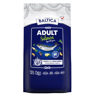 Baltica Sucha karma dla psa Salmon Hypoallergenic L/XL 12kg