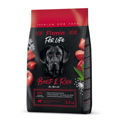 Fitmin dog For Life Beef & Rice 2,5 kg