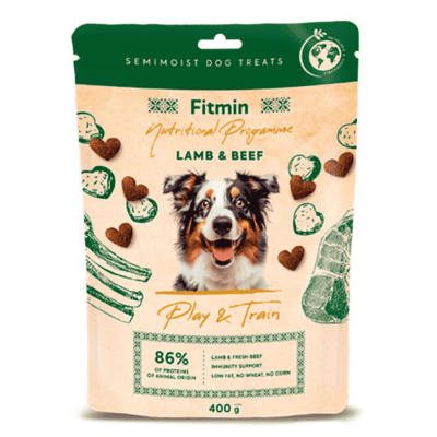 Fitmin dog Play and Train lamb beef - 400g