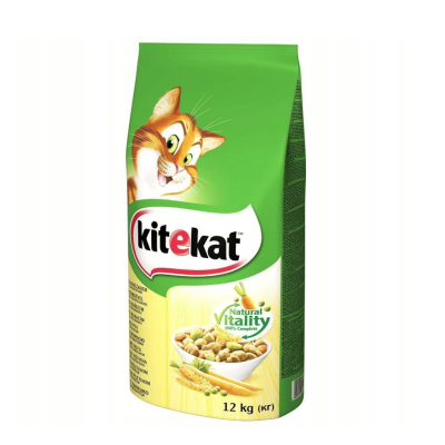 Kitekat sucha karma dla kota kurczak 12 kg