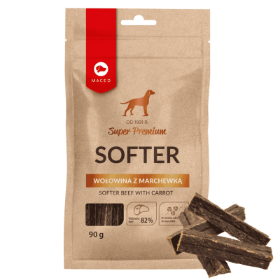 MACED SOFTER WOŁOWINA Z MARCHEWKĄ 3SZT / 90G